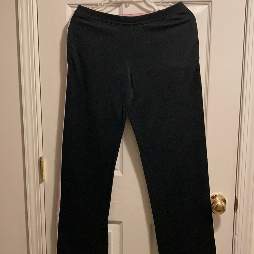 TekGear Women’s Black/Pink Sweatpants (size S)